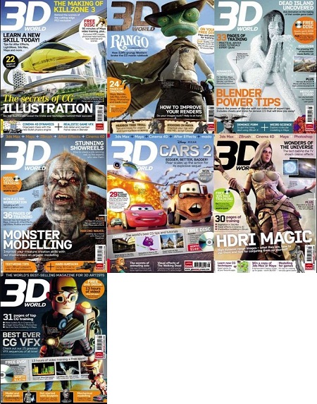 3D World (No#3 - No#9) Collection [2011, PDF, ENG]
