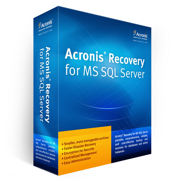 Acronis Recovery For MS SQL