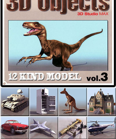 3d models Objects V3 for 3D Studio Max