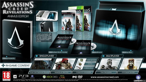 (Score) Assassin's Creed Soundtrack (Revelations Collector Edition) (by Jesper Kyd) - 2011, MP3, 320 kbps