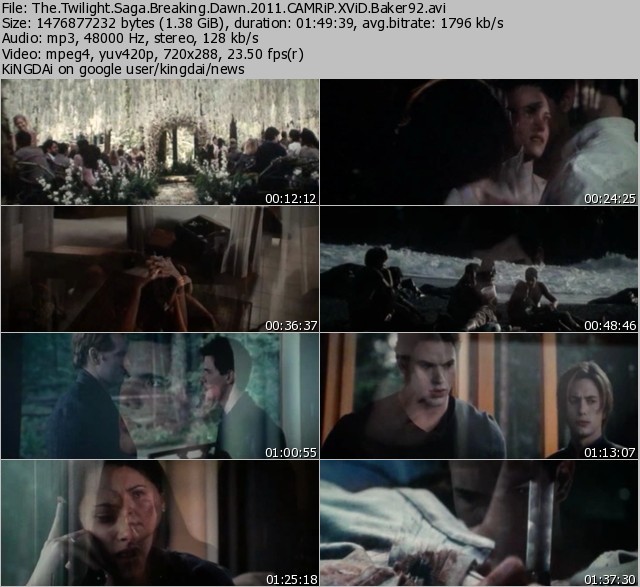 The Twilight Saga Breaking Dawn Part 1 2011 CAM XViD-Baker92