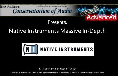 Conservatorium Of Audio Native Instruments Massive In-Depth TUTORIAL-SYNTHiC4TE