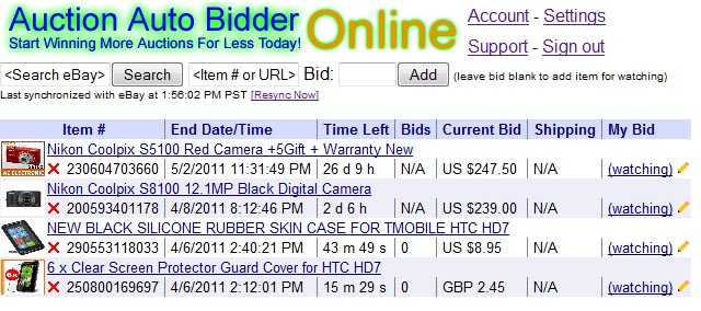 Auction Auto Bidder Professional v7.6.948