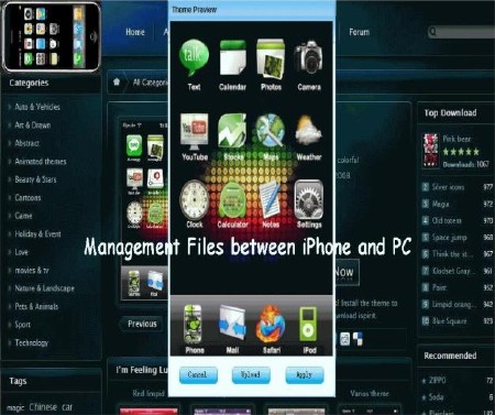 Management Files between iPhone and PC