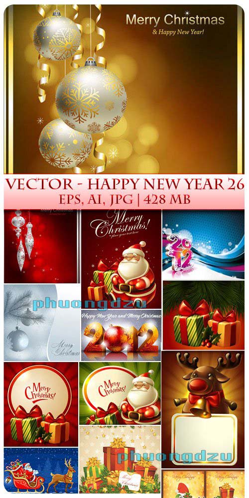 Vector Happy New Year 26