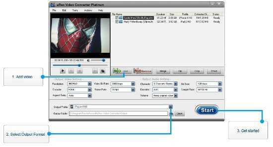 uRex Video Converter Platinum 2.1.0.0