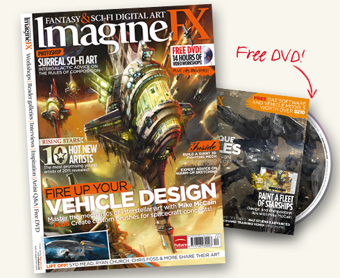 DVD    ImagineFX  (issue 65,66,74,75,76) [2011, ENG]