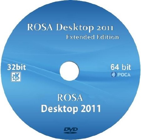 ROSA Desktop 2011 Extended Edition [i586 + x86_64] (2xDVD)