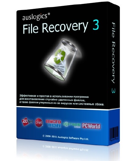 Auslogics File Recovery v.3.2.0.0 (x32/x64/ML/RUS) - Тихая установка
