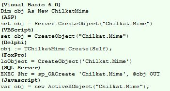 Chilkat MIME ActiveX v3.5.10-BEAN