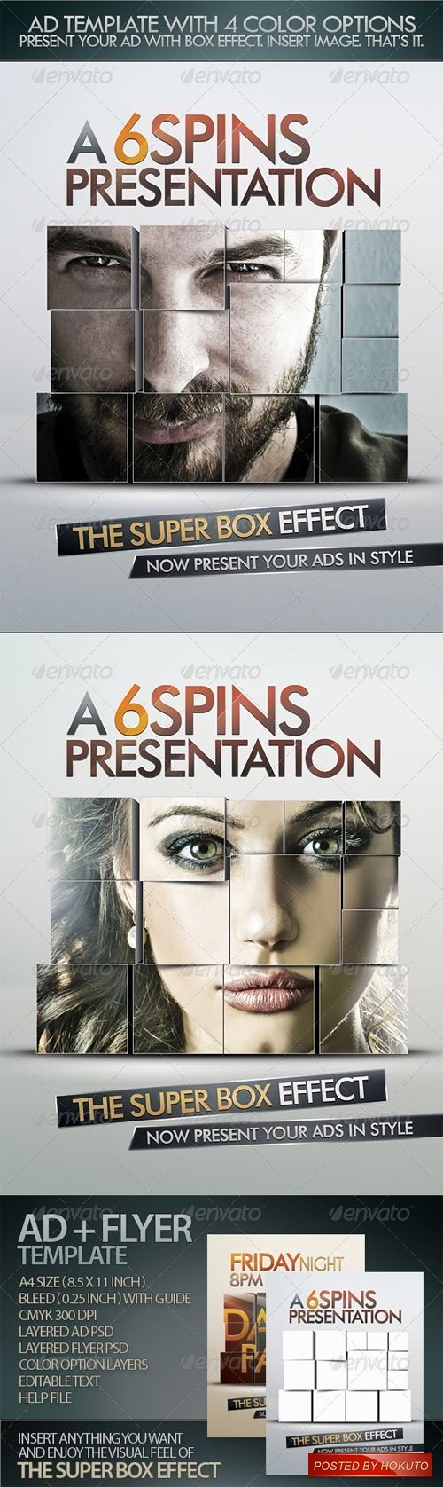 GraphicRiver - Spins Presentation Photoshop Templates