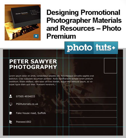 PhotoTut+ - Designing Promotional Photographer Materials and Resources