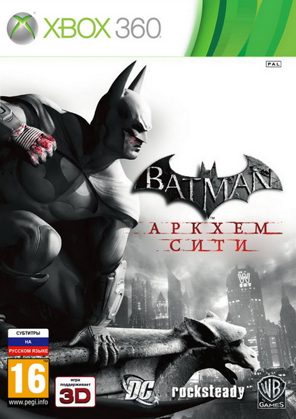 Batman: Arkham City (LT+3.0) (2011/RF/RUS/XBOX360)