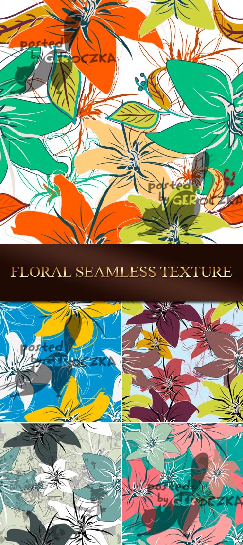 Floral seamless texture