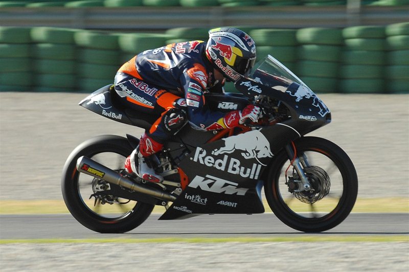 Тесты KTM Moto3 в Валенсии