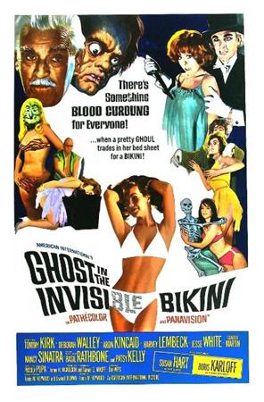 Призрак в невидимом бикини / The Ghost in the Invisible Bikini (1966 / DVDRip)
