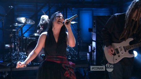 Evanescence - Made Of Stone (Live @ Conan O`Brient Show 02.02.12) (HDTVRip)