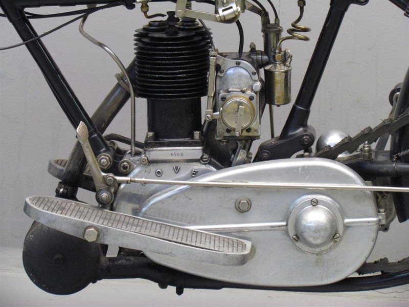 Ретро мотоцикл Rover 1916