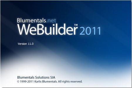 Blumentals WeBuilder 2011 v11.2.2.131