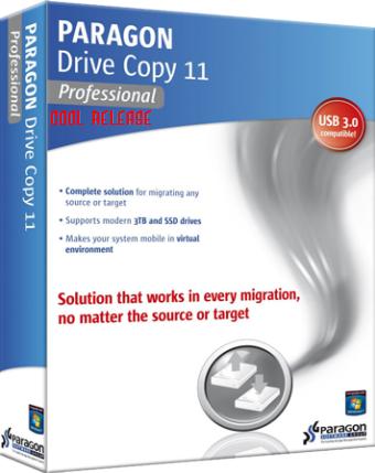 Paragon Drive Copy 11 Pro SE (English) - Cool Release