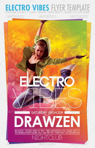 GraphicRiver Electro Vibes Flyer