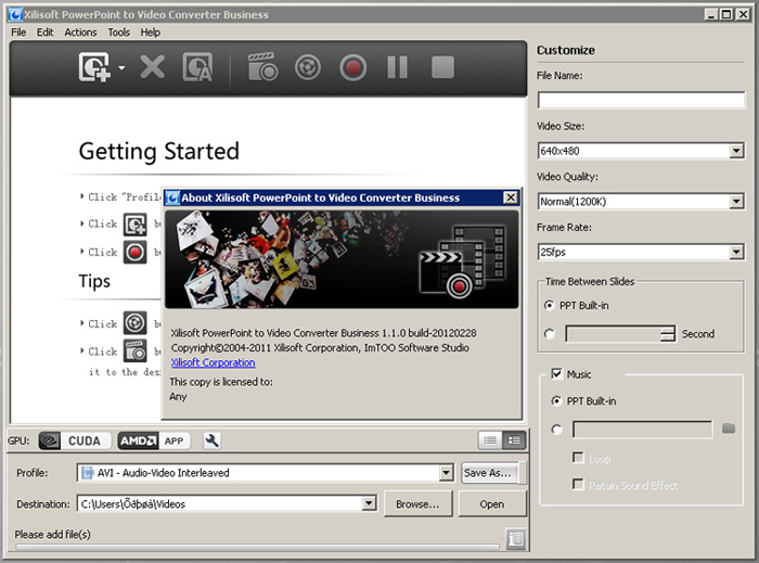 Xilisoft PowerPoint to Video Converter Business 1.1.0.20120228