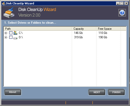 Abyssmedia Disk CleanUp Wizard 2.1.0.0