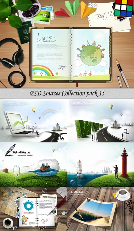 PSD Sources Collection pack - 15