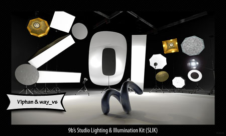 9b Studio Lighting and Illumination Kit