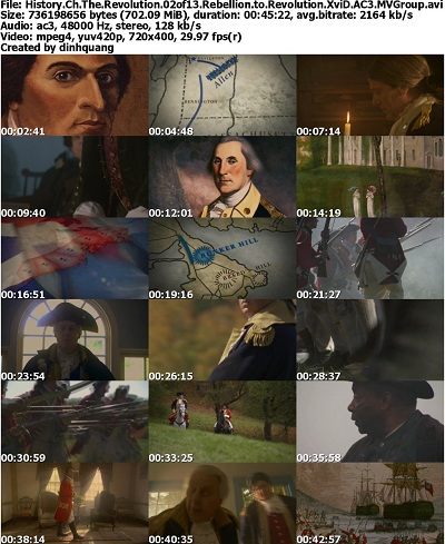 History Channel - The Revolution 02of13 Rebellion to Revolution (2011) DVDRip XviD AC3-MVGroup