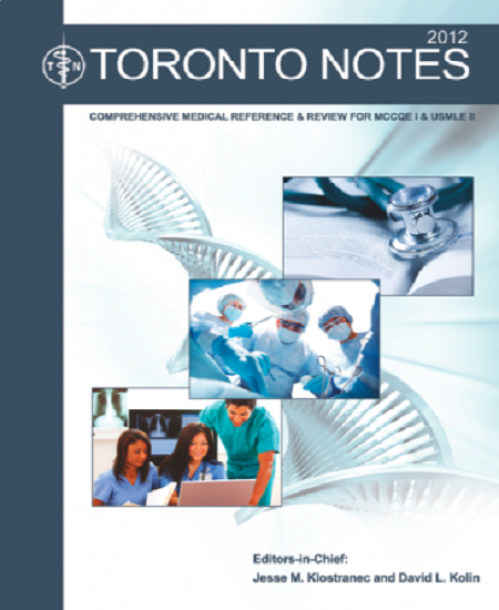 Toronto Notes 2012