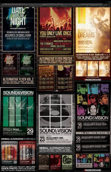 GraphicRiver Flyers Posters Templates Pack 29