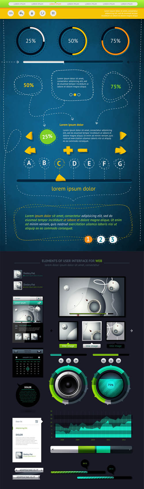 Infographics Vector Pack #4