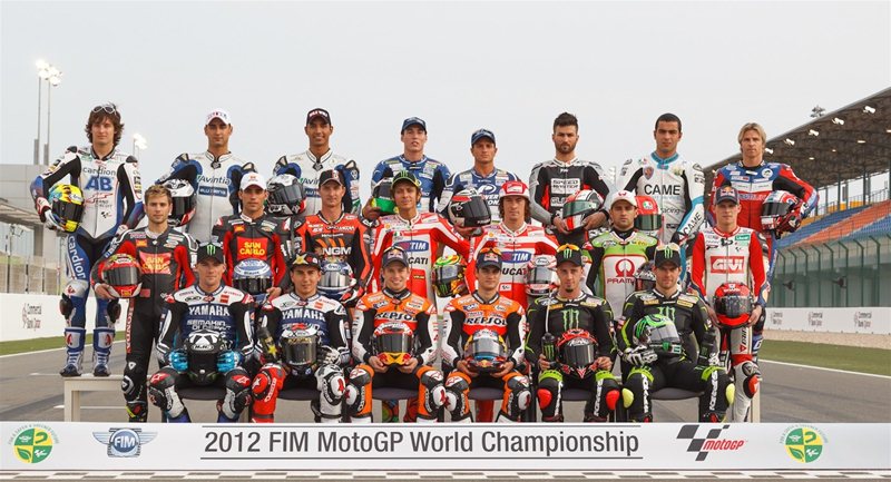 Гонщики MotoGP 2012