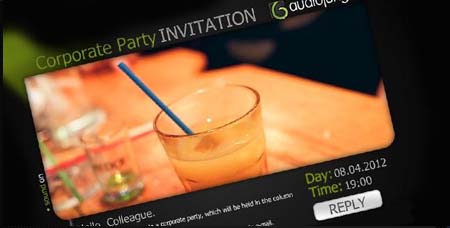 Activeden - Corporate Party Invitation with Email Form (RIP)