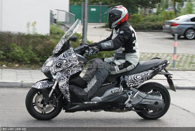Шпионские фото скутера BMW 2012