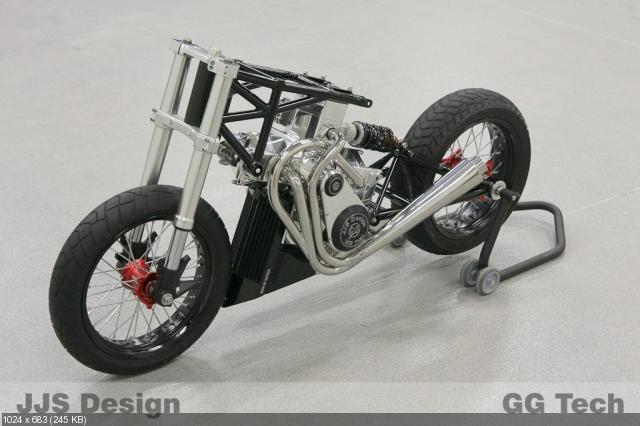 Мотоцикл JJ2S X4 500 - от концепта к прототипу