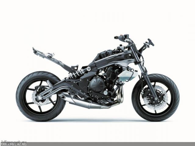 Обновленный мотоцикл Kawasaki ER-6f 2012